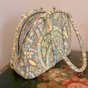 Vera Bradley | Retired Design: Eloise Bag w/Kiss Lock in English Meadow
